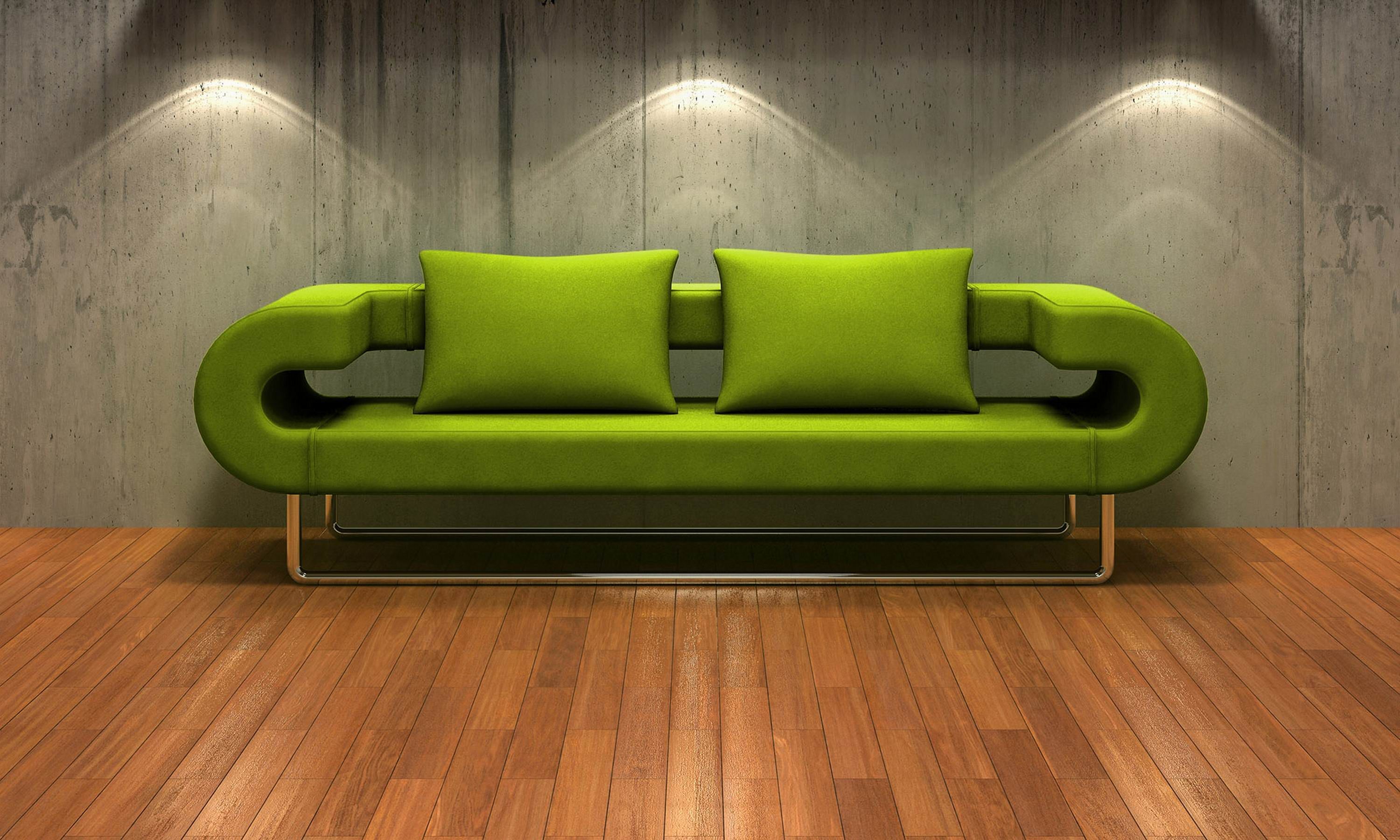 リビングルームの珍しい壁紙,緑,家具,ソファー,ラミネートフローリング,床