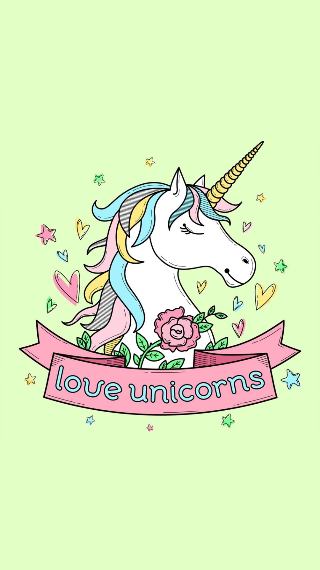 unicornio wallpaper,unicorn,illustration,cartoon,fictional character,logo