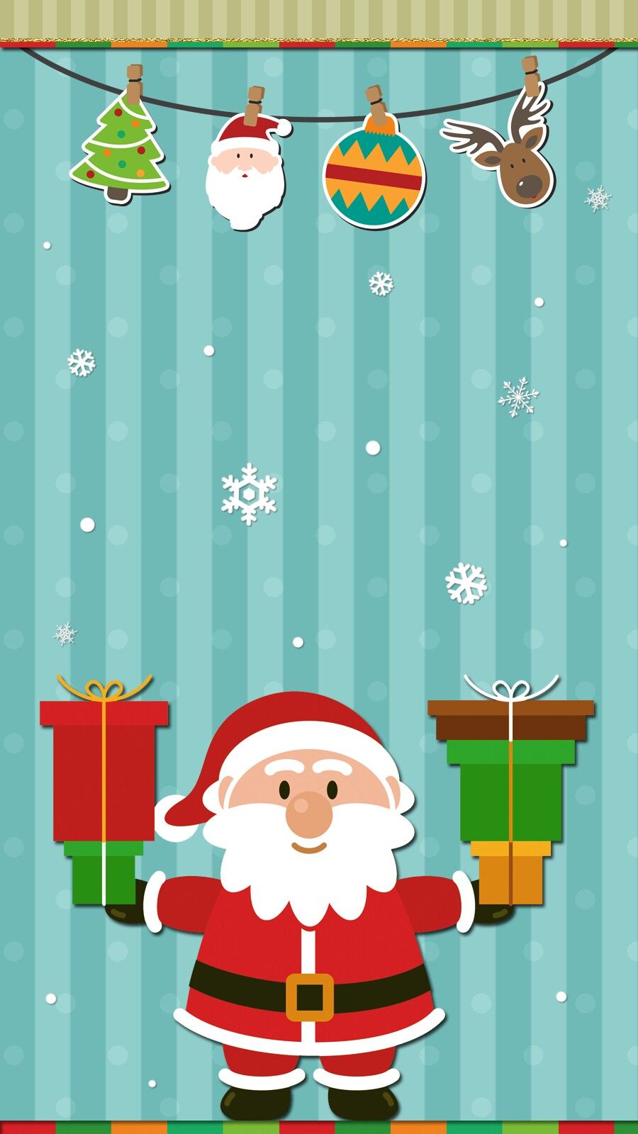 wallpaper de navidad,santa claus,illustration,cartoon,christmas,fictional character