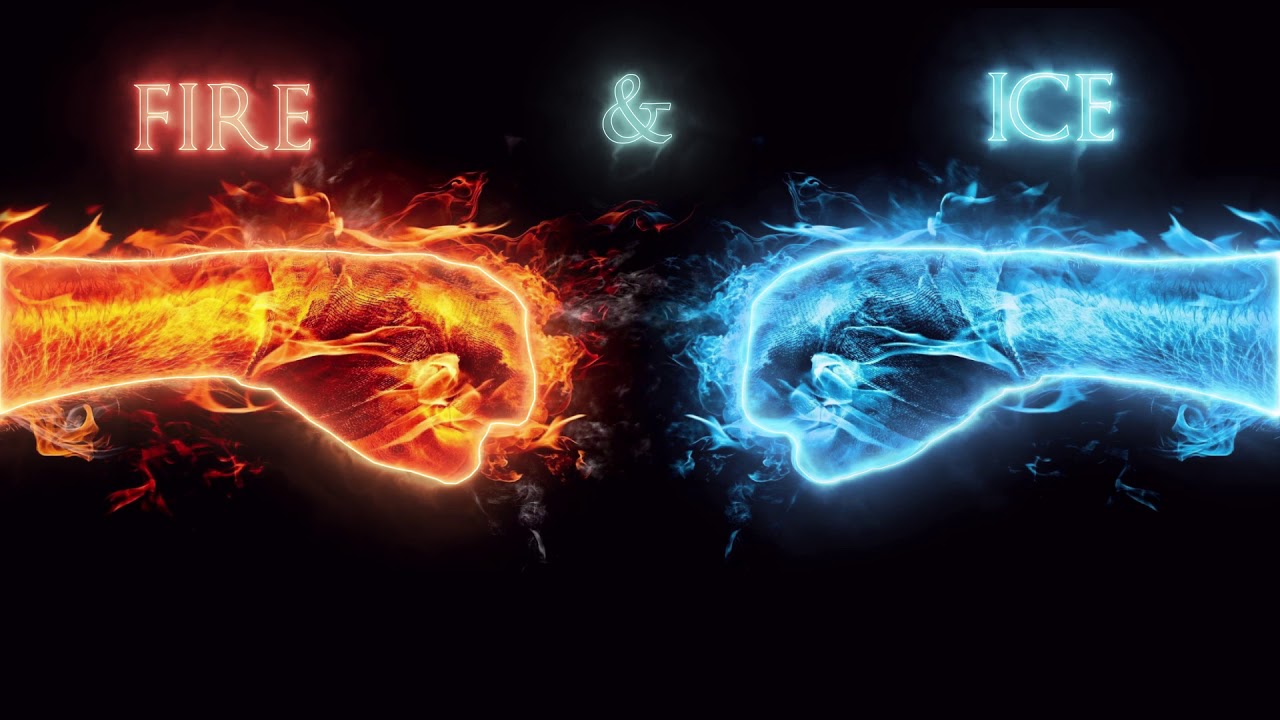 fire and ice wallpaper,font,electric blue,water,graphic design,atmosphere