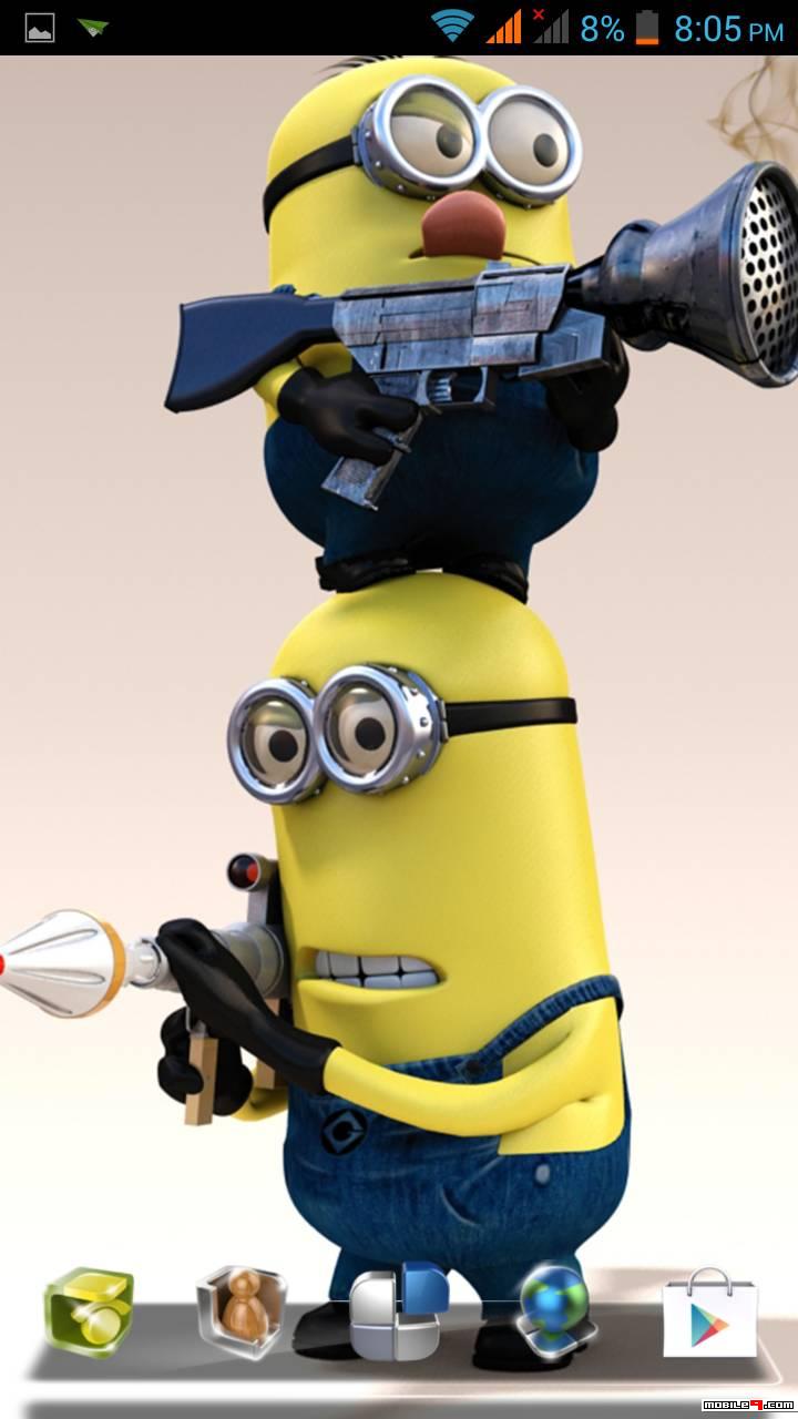 minions live wallpaper,jouet,figurine,figurine,robot,animation