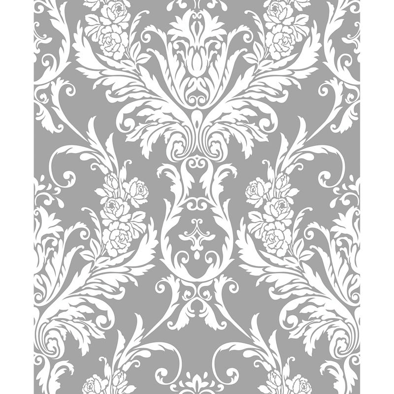 silver damask wallpaper,pattern,wallpaper,visual arts,design,floral