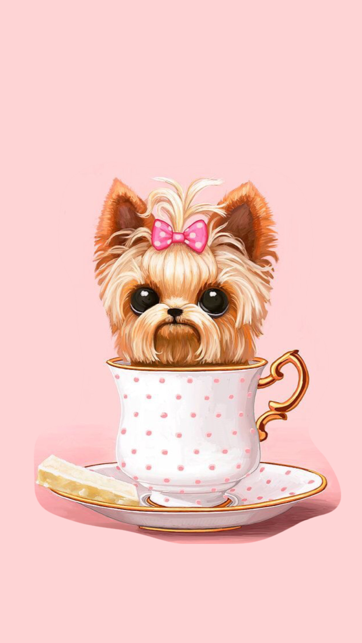 かわいい壁紙と背景,犬,カップ,茶碗,ヨークシャーテリア,子犬