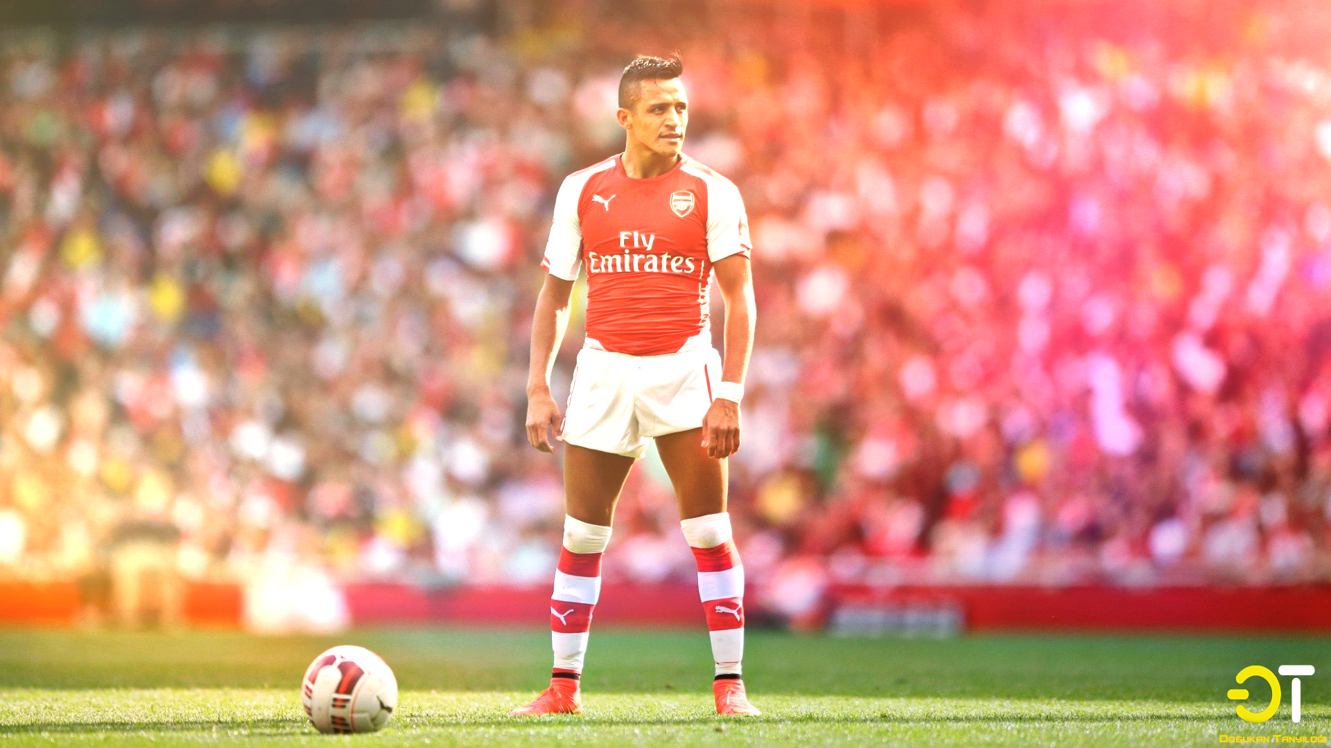 alexis sanchez wallpaper,player,soccer player,ball game,football player,sport venue