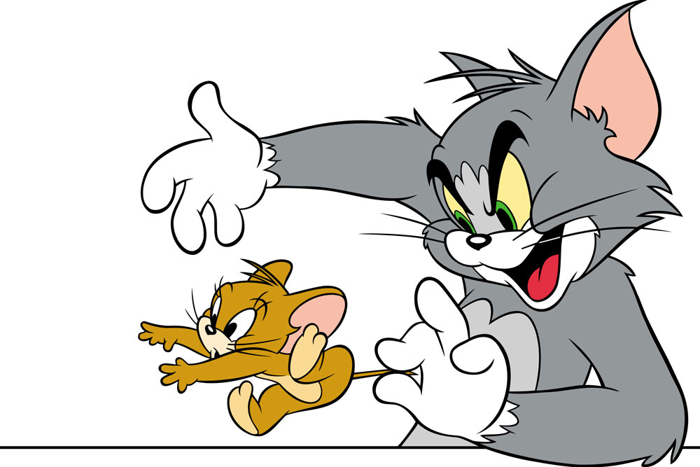 tom and jerry hd wallpapers,cartoon,tail,fictional character,animated cartoon,illustration