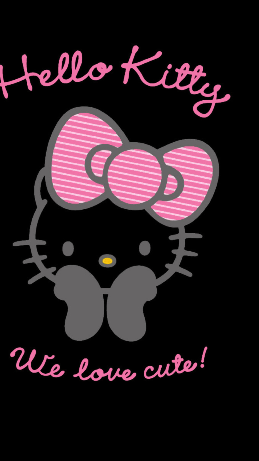 hello kitty fondos de pantalla iphone,texto,rosado,fuente,amor,corazón