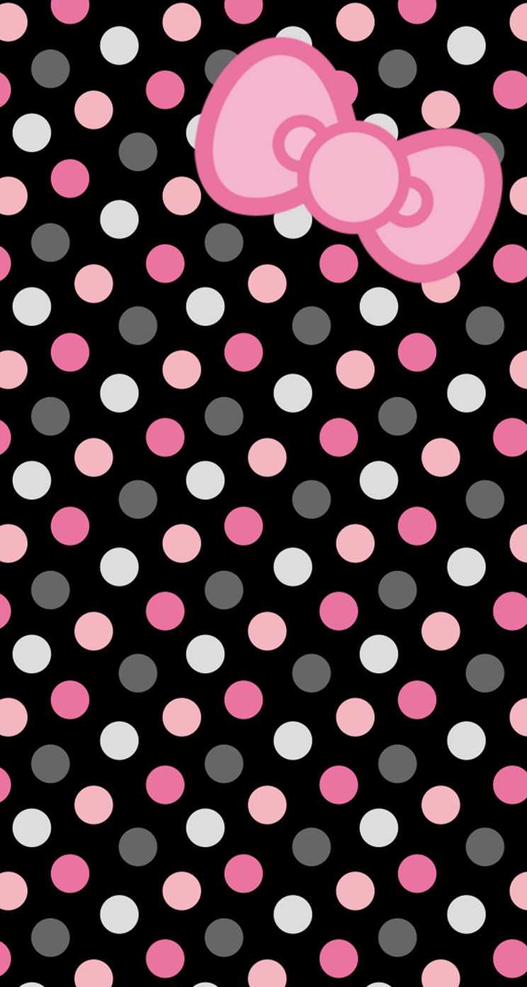 hello kitty fondos de pantalla iphone,modelo,rosado,lunares,diseño,modelo