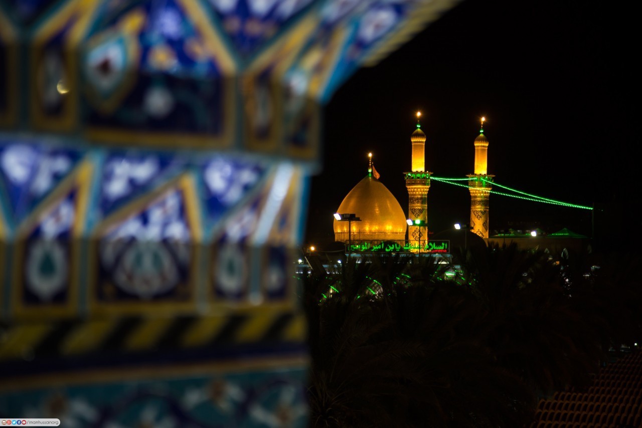 karbala wallpaper,night,light,landmark,mosque,sky