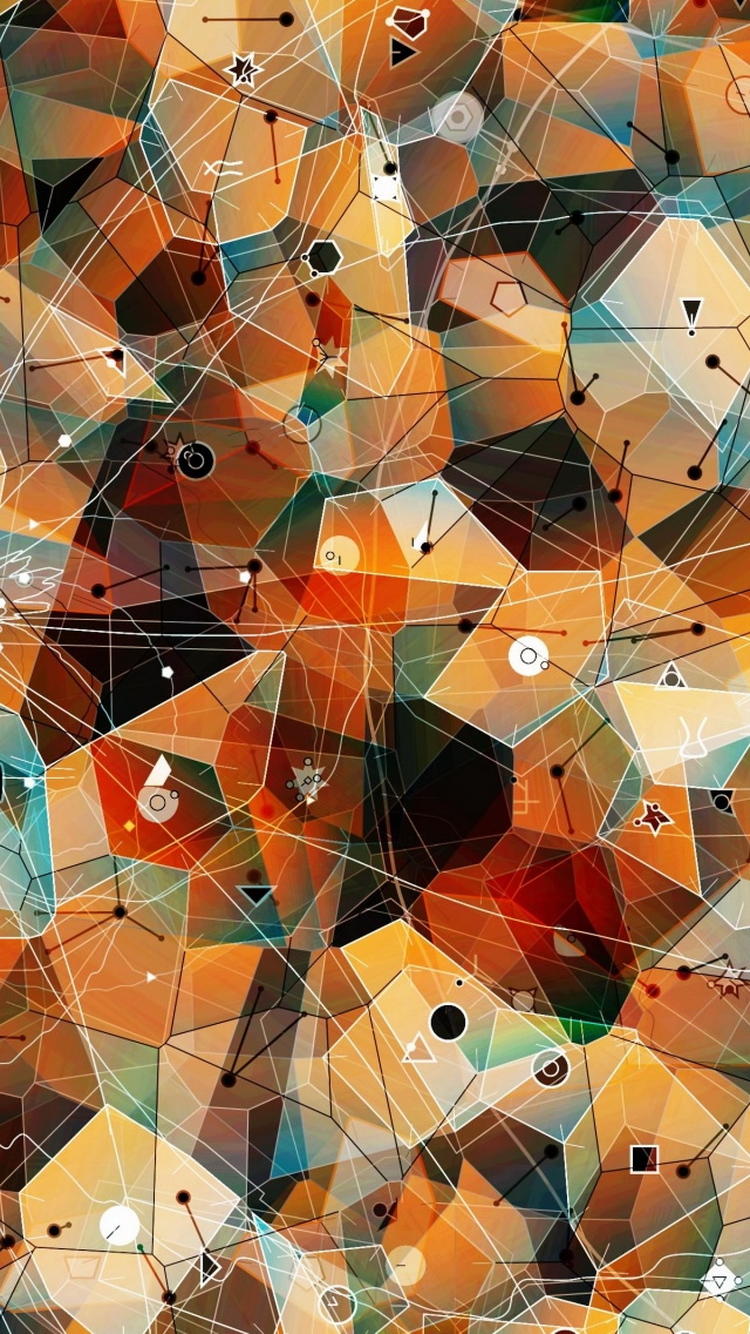 abstract iphone wallpaper,orange,pattern,design,art,triangle