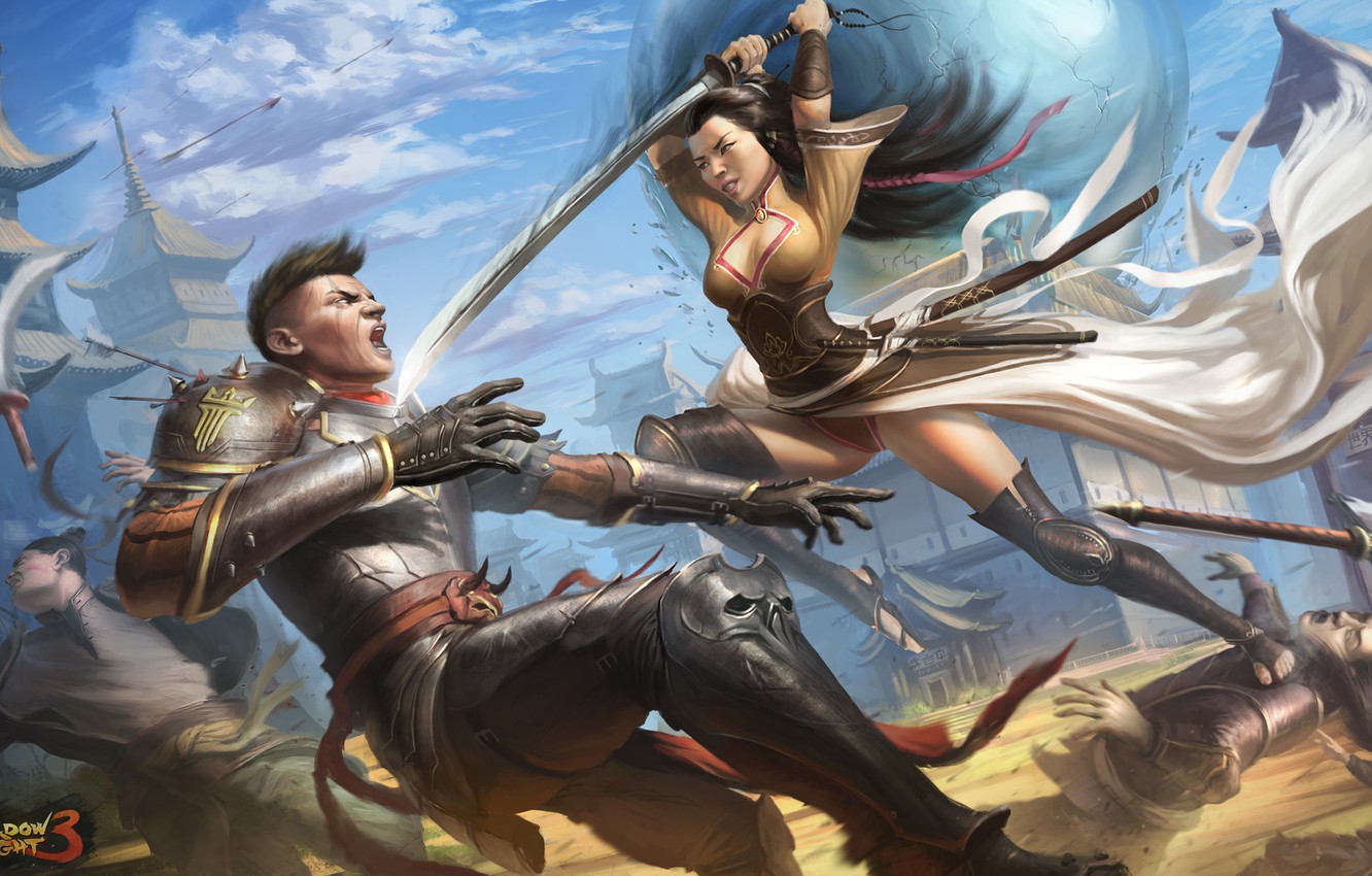 shadow fight wallpaper,action adventure game,cg artwork,mythology,warlord,fictional character