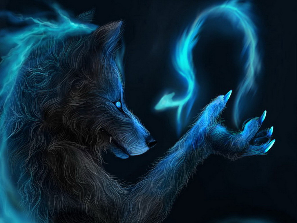 3d wolf wallpaper,wolf,darkness,werewolf,fictional character,organism