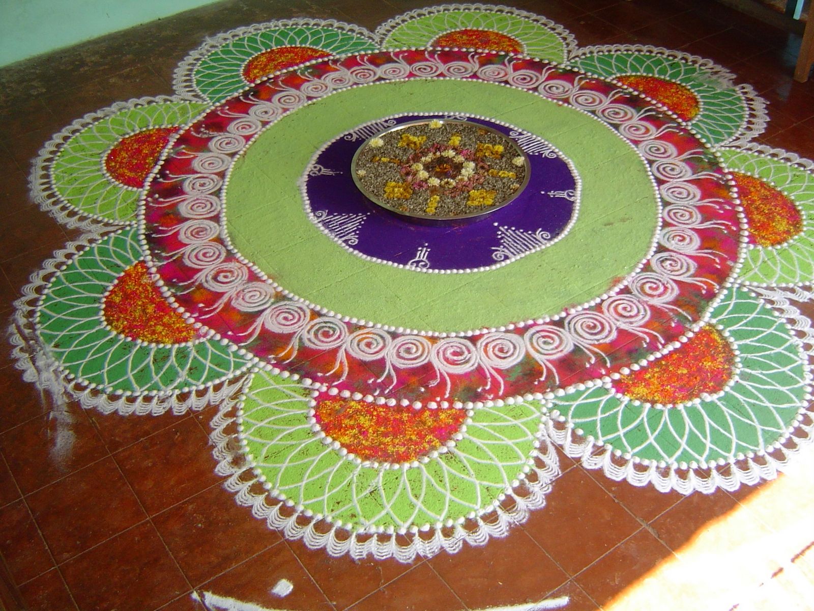 rangoli 바탕 화면,디 왈리,직물,원,미술,탁상용