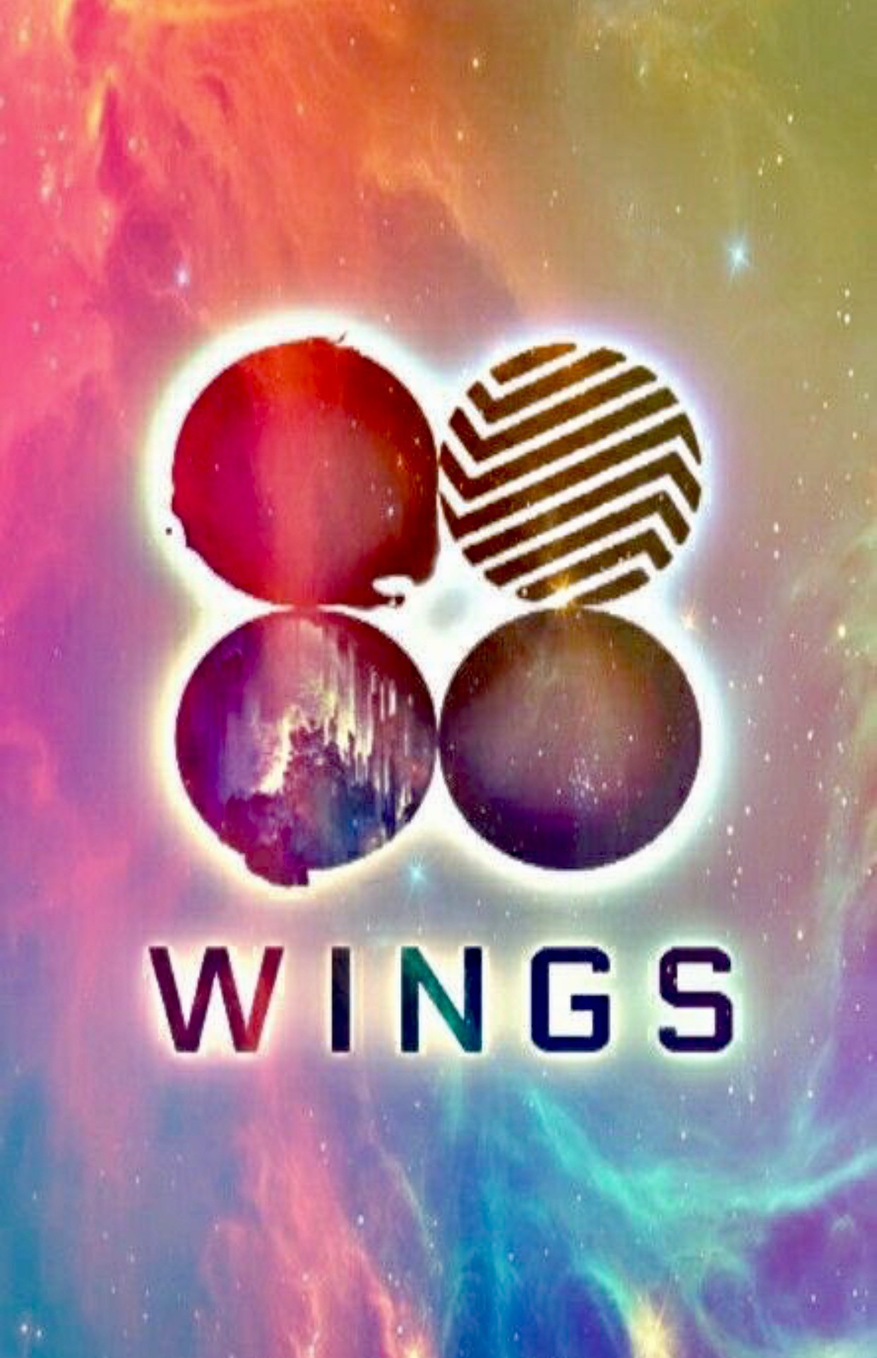 bts wings wallpaper,text,schriftart,platz,himmel,grafik