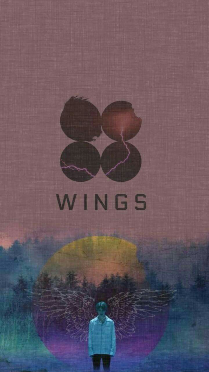 bts wings wallpaper,text,font,illustration,book cover,plant
