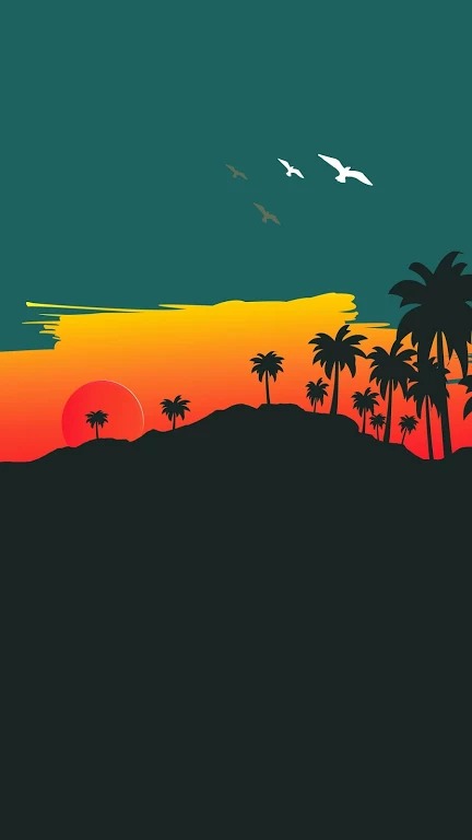 hd wallpapers for iphone 7 plus,orange,sky,yellow,illustration,font