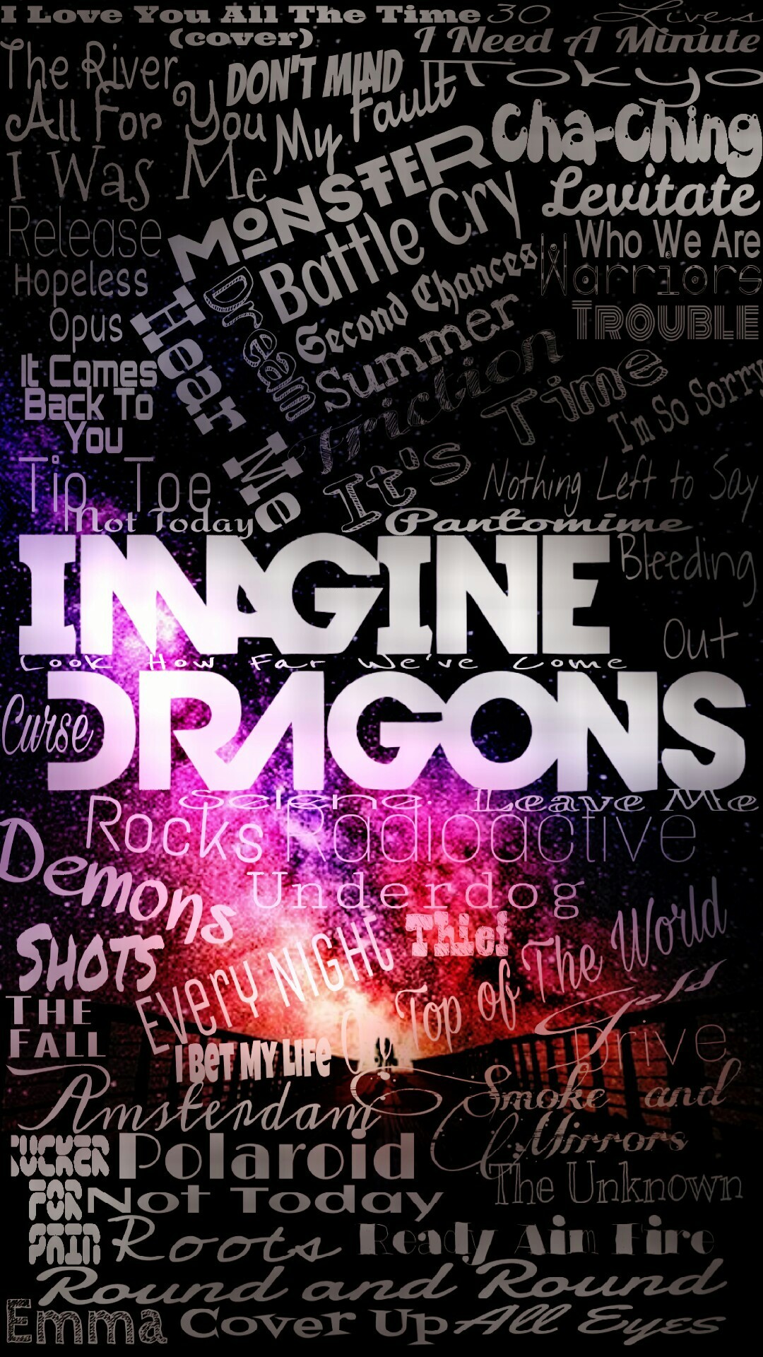 imagine dragons wallpaper,text,font,poster,graphic design,advertising