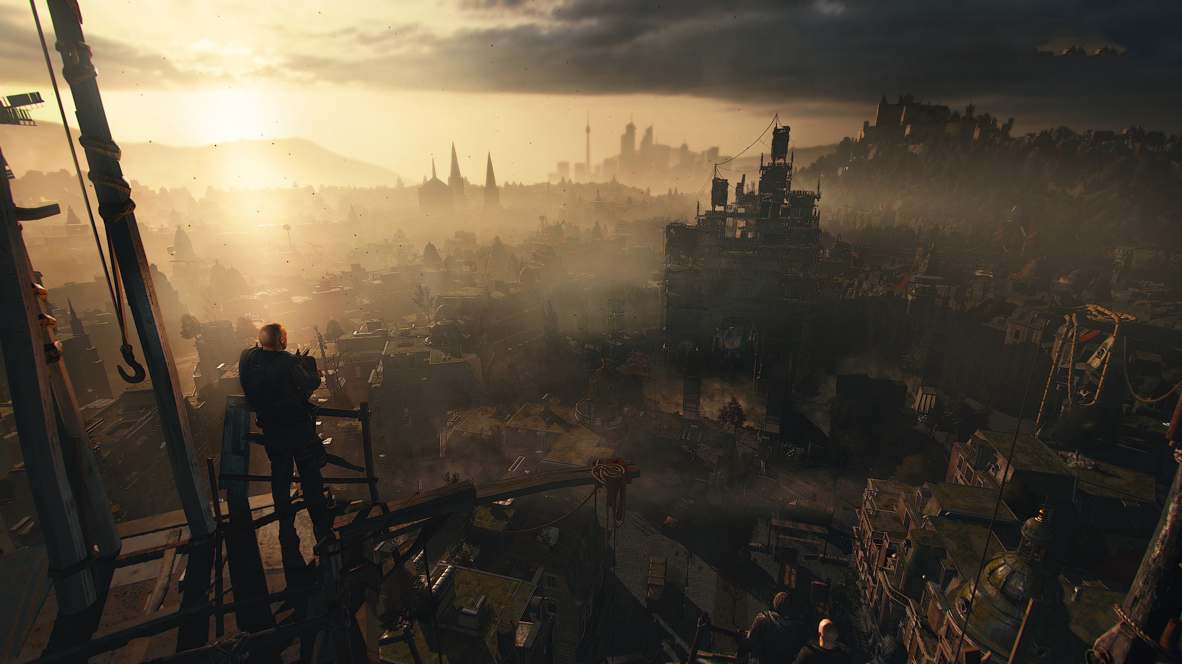 dying light wallpaper,atmospheric phenomenon,sky,atmosphere,screenshot,strategy video game