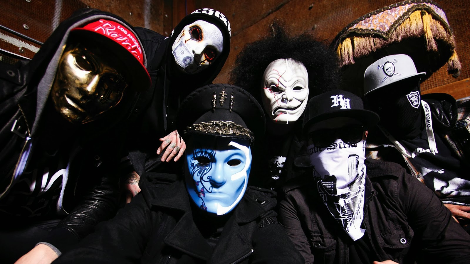 hollywood undead wallpaper,masque,mask,headgear,event,costume