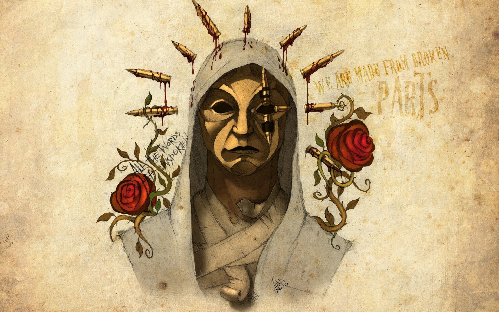 hollywood undead wallpaper,illustration,art,font,visual arts,drawing