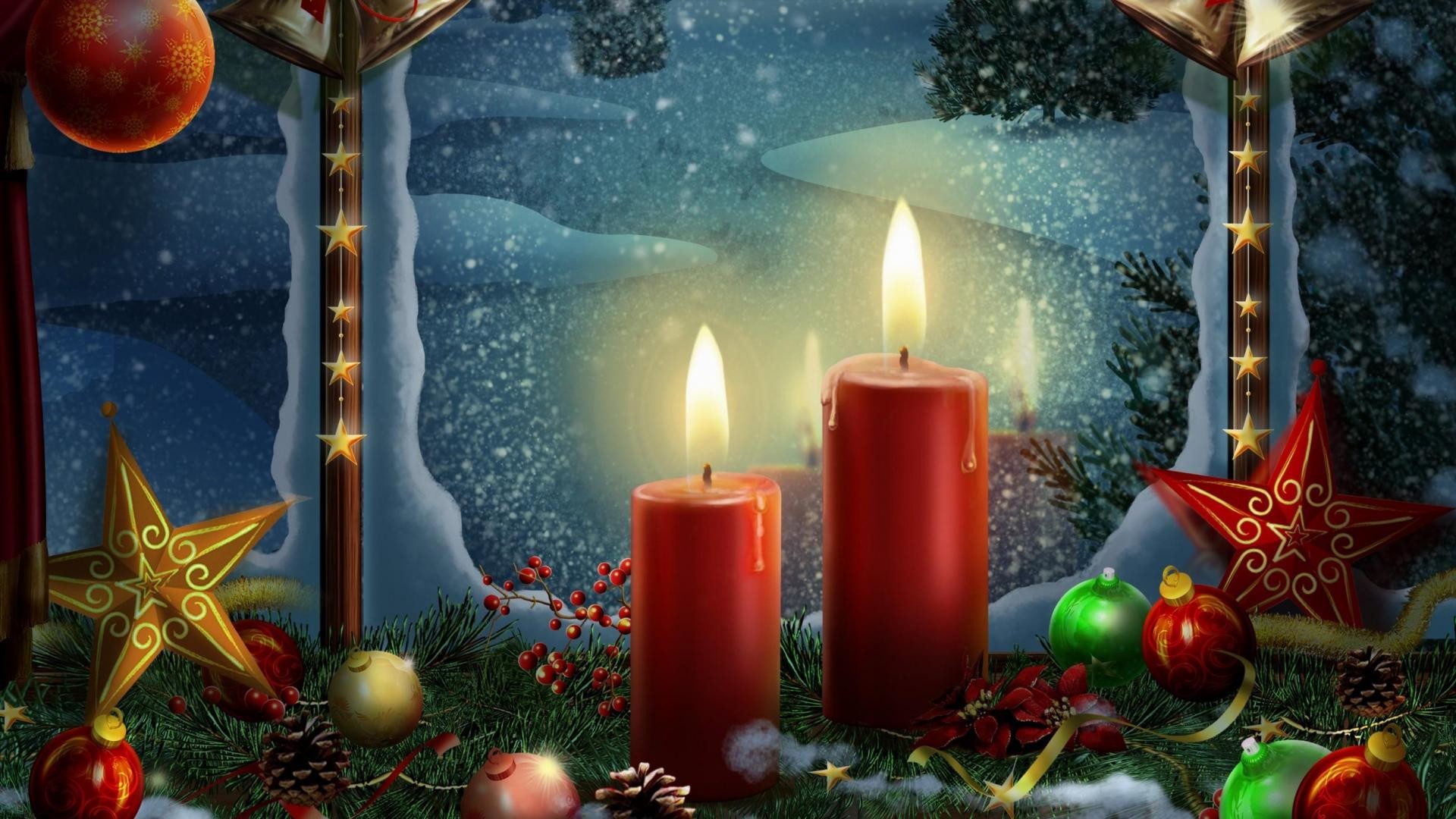 벽지 weihnachten,크리스마스,크리스마스 이브,조명,양초,크리스마스 장식 (997709) WallpaperUse