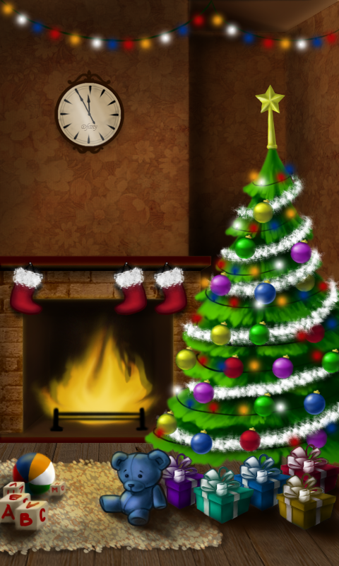 navidad fondo de pantalla para android,árbol de navidad,decoración navideña,navidad,decoración navideña,árbol