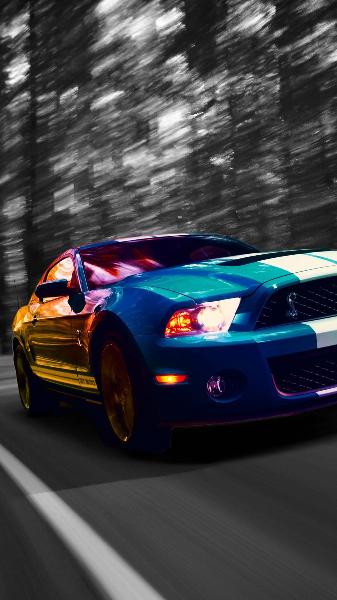 mustang iphone wallpaper,land vehicle,vehicle,car,shelby mustang,muscle car