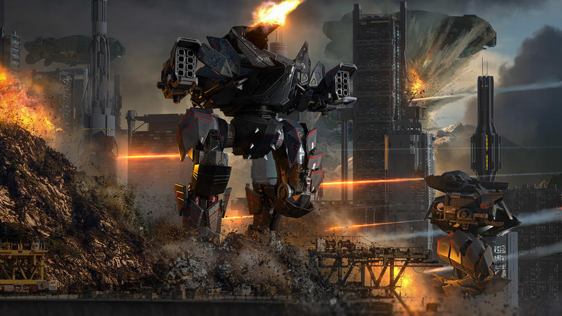 fondo de pantalla de robots de guerra,juego de acción y aventura,juego de pc,mecha,tecnología,explosión