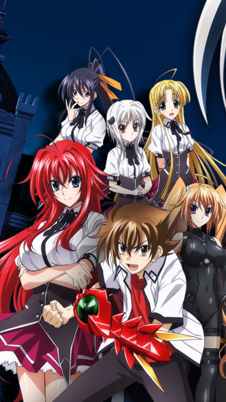 fondo de pantalla dxd de la escuela secundaria,dibujos animados,anime,cg artwork,animación,personaje de ficción