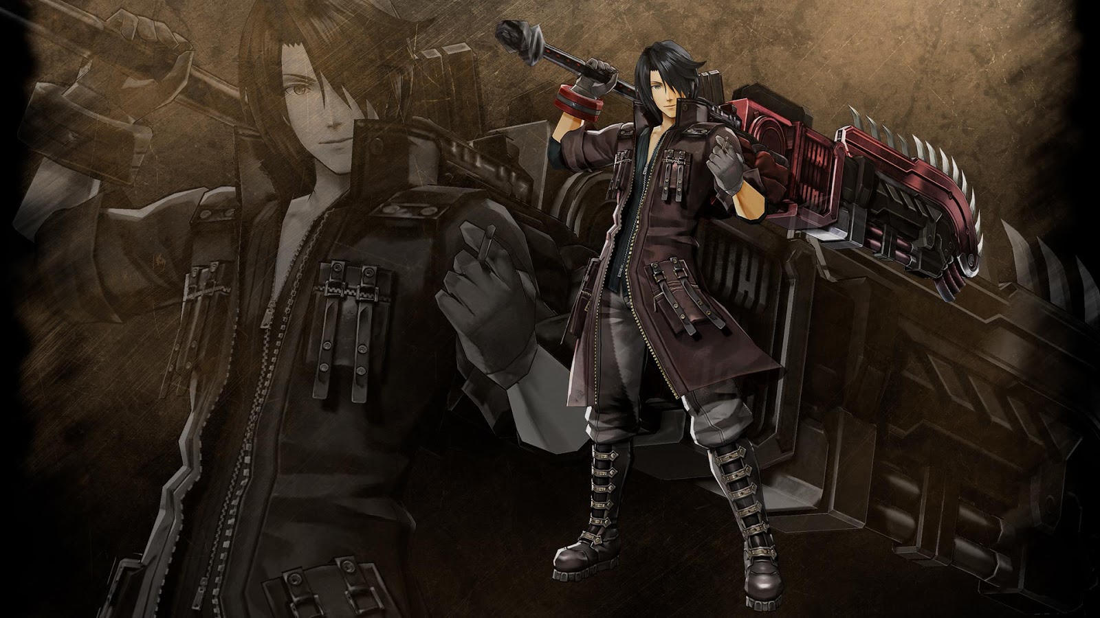 god eater wallpaper,action adventure game,pc game,fictional character,screenshot,darkness