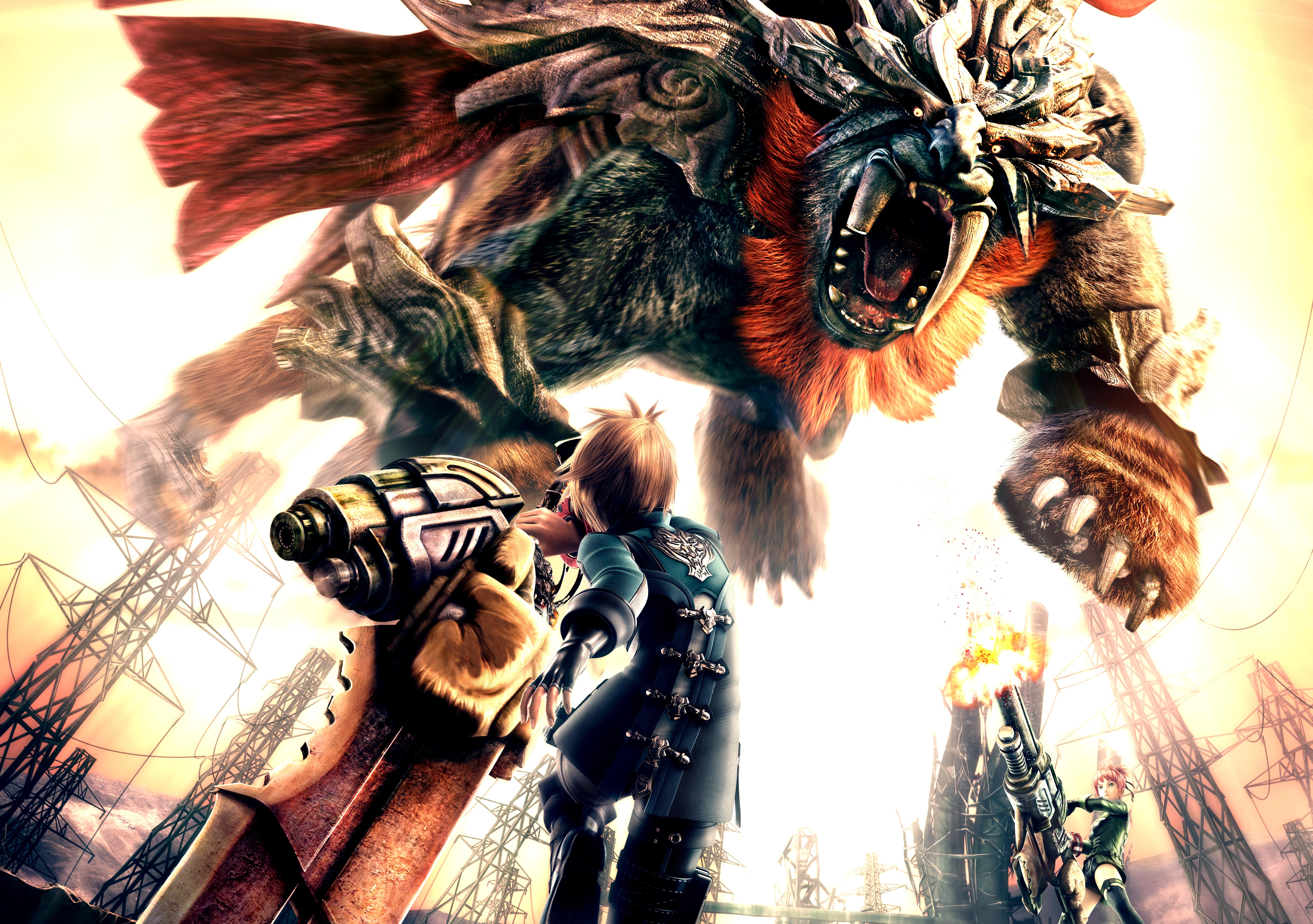 god eater wallpaper,action adventure game,cg artwork,pc game,fictional character,demon