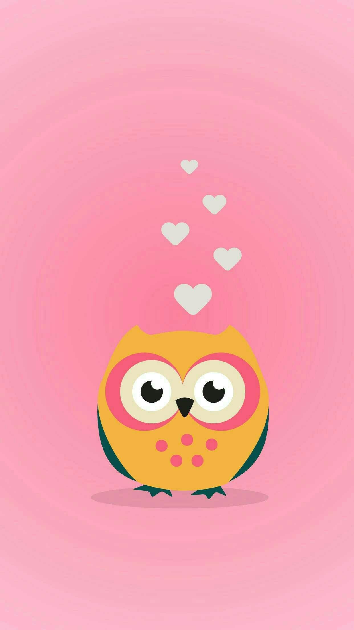 cute pics for wallpaper,pink,owl,cartoon,bird of prey,bird