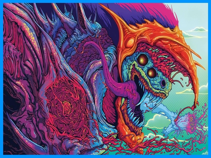 hyper beast wallpaper,modern art,art,fictional character,dragon,organism