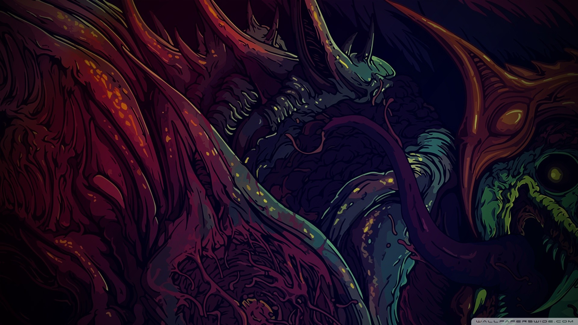 hyper beast wallpaper,fractal art,art,cg artwork,illustration,graphic design